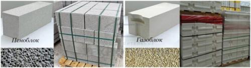 Из чего лучше строить баню из пеноблоков или газоблоков. Пеноблок или газоблок: что лучше для строительства дома?