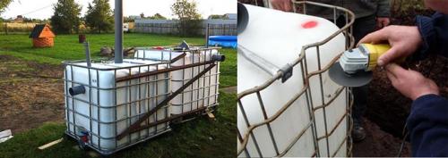 Канализация из еврокубов. Монтаж септика из еврокубов для частного дома своими руками