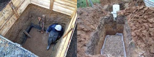 Канализация из еврокубов. Монтаж септика из еврокубов для частного дома своими руками