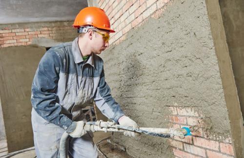 Механизированная штукатурка стен – технология и особенности нанесения штукатурки при помощи аппарата