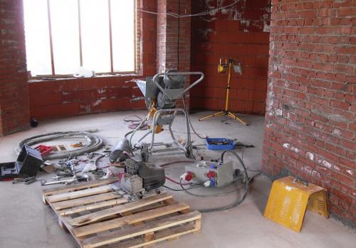 Механизированная штукатурка стен – технология и особенности нанесения штукатурки при помощи аппарата