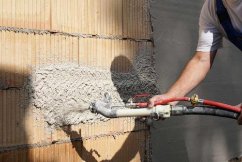 Механизированная штукатурка стен – технология и особенности нанесения штукатурки при помощи аппарата