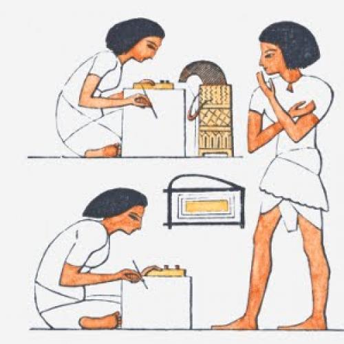 Какой материал использовали для письма в древнем египте. Древнеегипетская письменность