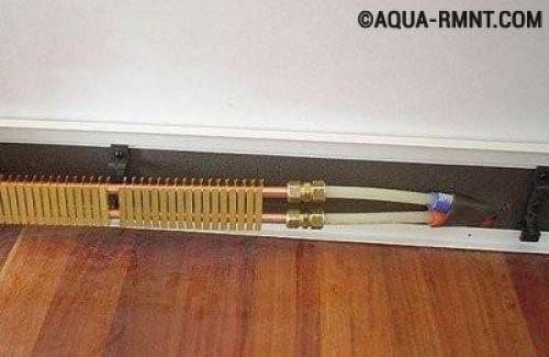 Теплый плинтус своими руками из стальной профильной трубы. Преимущества и недостатки: мнение экспертов