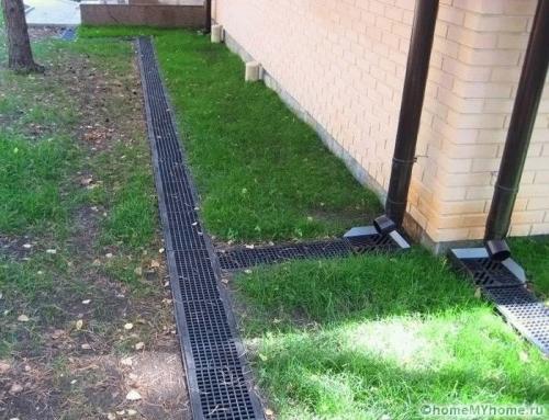 Устройство дренажа вокруг дома. Устройство открытого дренажа вокруг дома 12