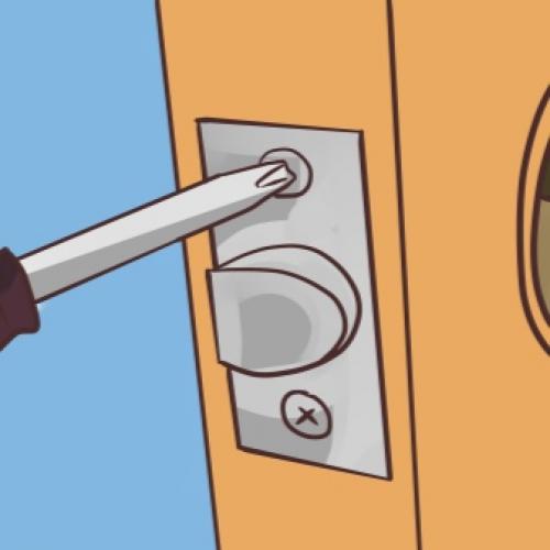 Как самостоятельно заменить дверную ручку 23