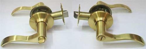 Как установить дверную ручку с замком. Виды ручек