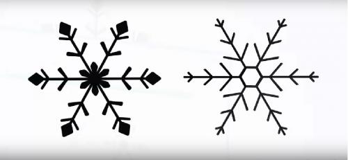 Топ 100 рисунков на окна из бумаги к Новому 2020 году. Вытыканка шаблоны из бумаги на Новый год 2020 11