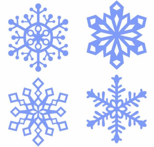 Топ 100 рисунков на окна из бумаги к Новому 2020 году. Вытыканка шаблоны из бумаги на Новый год 2020 10