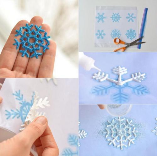 Топ 100 рисунков на окна из бумаги к Новому 2020 году. Вытыканка шаблоны из бумаги на Новый год 2020 07