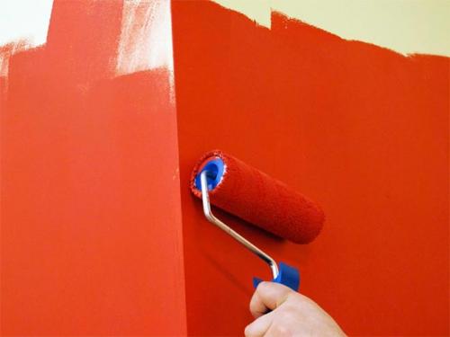 Покраска стен акриловой краской своими руками 02