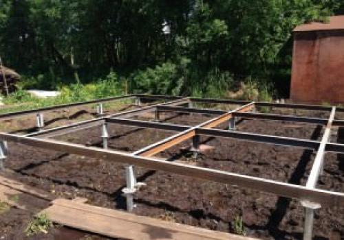 Глубина фундамента под гараж