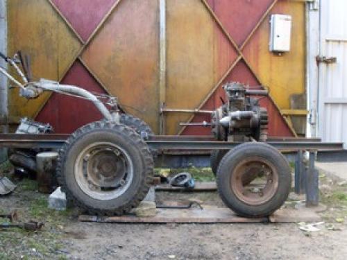 Как своими руками сделать минитрактор из мотоблока