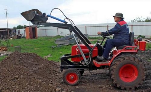 Самодельный погрузчик для минитрактора своими руками. Погрузчик своими руками (мини): самодельный — как сделать?