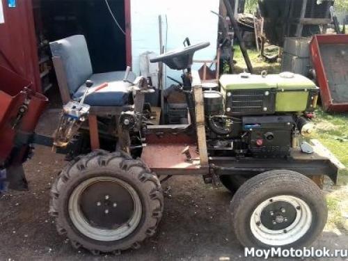 Минитрактор Своими Руками с мотоблока. Минитрактор из мотоблока своими руками