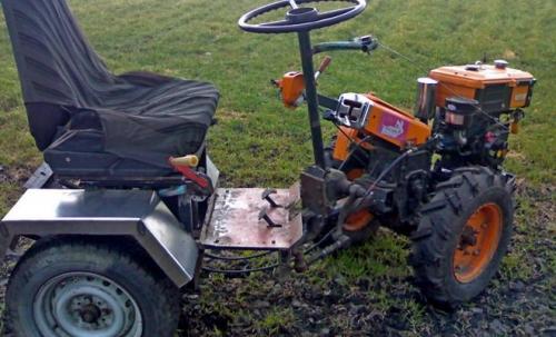 Самодельный мини-трактор, как сделать. Как сделать самодельный минитрактор