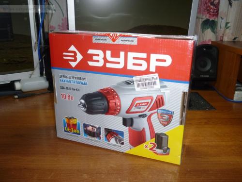 Аккумуляторная дрель-шуруповерт li-ion ЗДА-12-Ли-К. Дрель-шуруповерт "ЗУБР" с li-ion аккумулятором