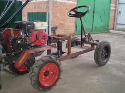 Как своими руками сделать минитрактор из мотоблока