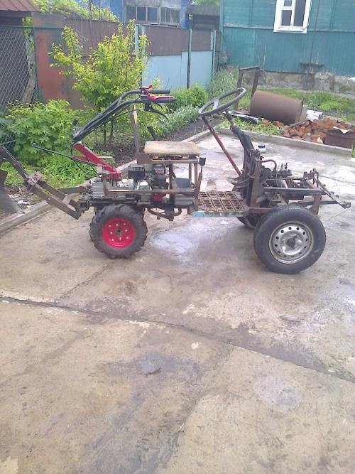 Как из мотоблока сделать минитрактор. Сообщества › Мотоблоки (и все что с ними связано) › Блог › минитрактор из мотоблока