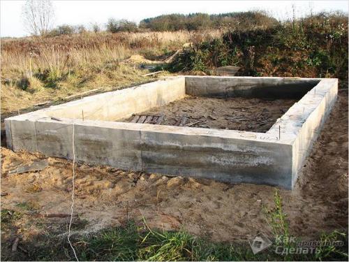 Заливка фундамента под гараж своими руками. Фундамент под гараж своими руками