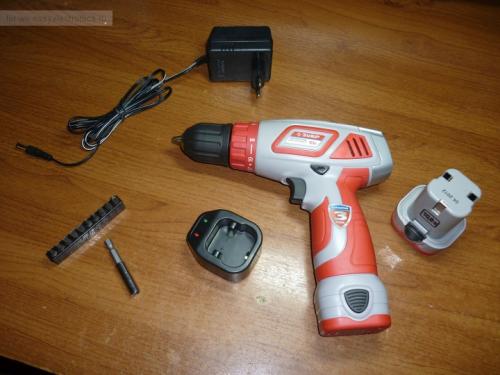 Аккумуляторная дрель-шуруповерт li-ion ЗДА-12-Ли-К. Дрель-шуруповерт "ЗУБР" с li-ion аккумулятором