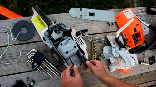 Ремонт ручки газа бензопилы. Разборка и сборка бензопилы своими руками