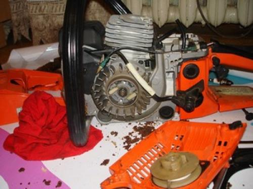 Устройство бензопилы и ремонт инструмента своими руками