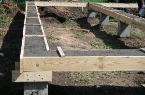 Столбчатый фундамент с ростверком своими руками