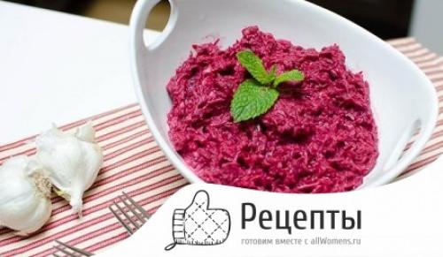 Рецепт салат из вареной свеклы. Салаты из вареной свеклы — 7 простых и очень вкусных рецептов 13