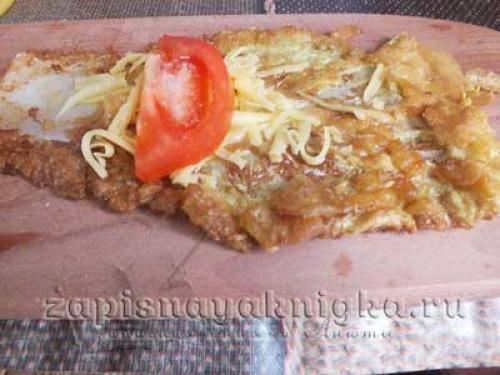 Пекинская капуста жареная в кляре. 