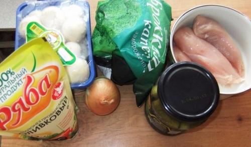 Салат из замороженной брокколи