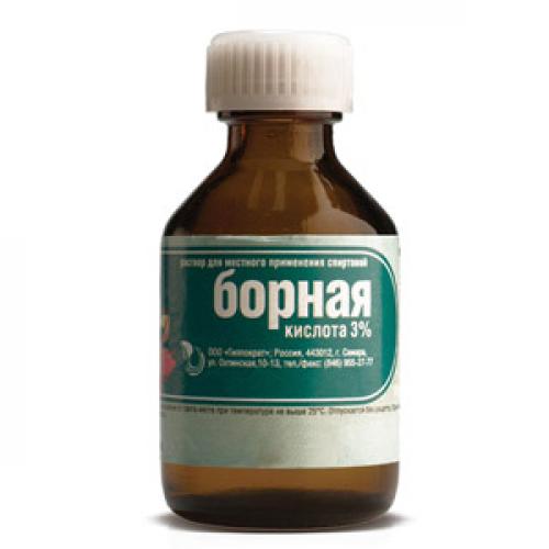 Турунда в ухо с борной кислотой. Борный спирт и борная кислота – в чем различие?
