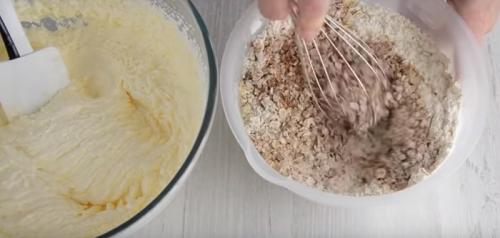 Выпечка с овсянкой и яблоками. Приготовление