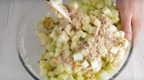 Выпечка с овсянкой и яблоками. Приготовление