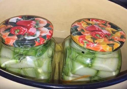 Маринованные хрустящие кабачки на зиму