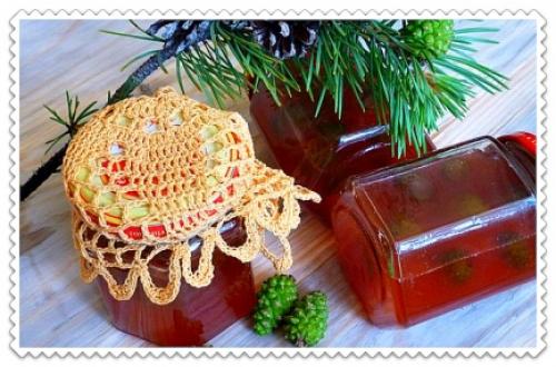 Шишки туи варенье. 