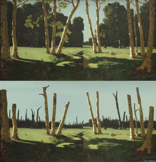 Зачем красят деревья варламов. Русский лес глазами наших чиновников