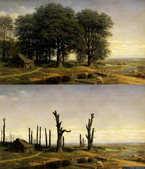 Зачем красят деревья варламов. Русский лес глазами наших чиновников