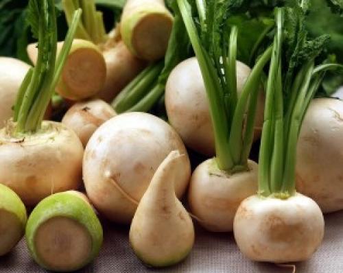 Пареная брюква. 