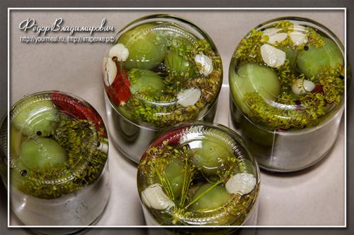 Маринованные зеленые помидоры