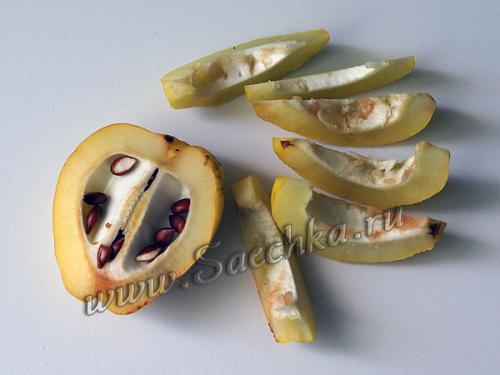 Что можно сделать с айвой японской. Ингредиенты: 04