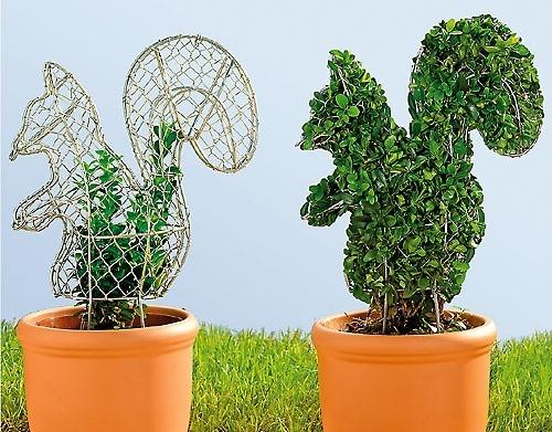 Шаблоны для стрижки кустов. Стационарные шаблоны