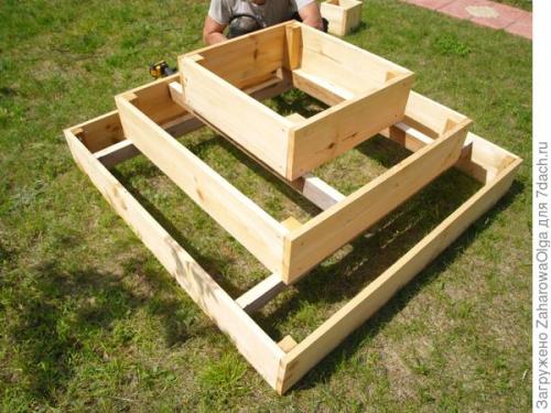 Грядка пирамида для клубники размеры. Клубничная грядка-пирамидка