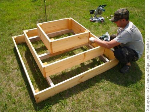 Грядка пирамида для клубники размеры. Клубничная грядка-пирамидка