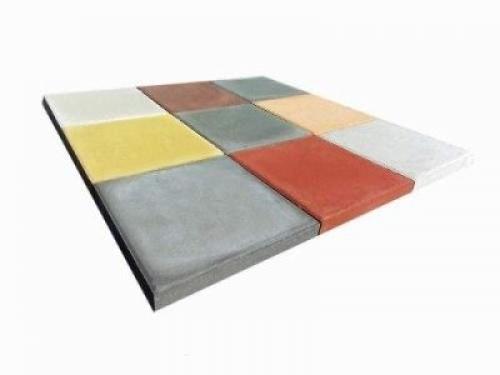 Бетонная плитка 400х400. Вес тротуарной плитки 8 кирпичей 400х400х50