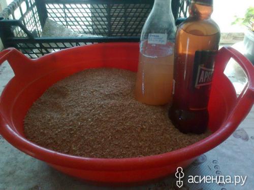 Ферментированные отруби своими руками. Бокаши. Быстрый способ ферментации.