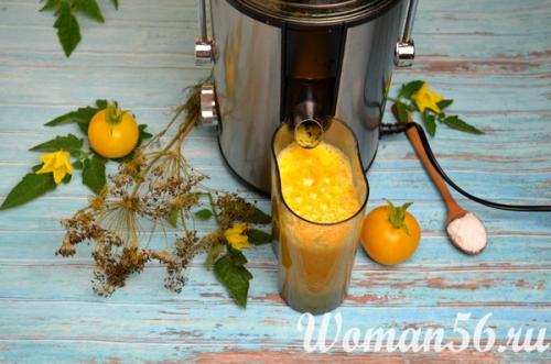 Какие помидоры идут на томатный сок. Томатный сок из желтых помидоров