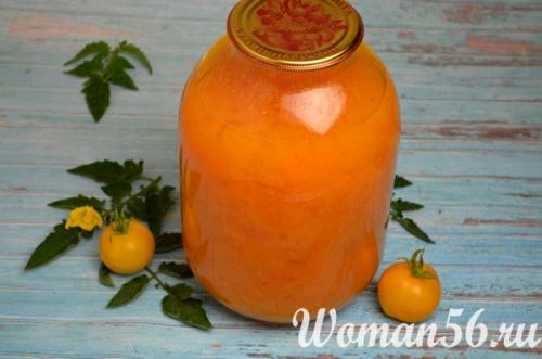 Какие помидоры идут на томатный сок. Томатный сок из желтых помидоров