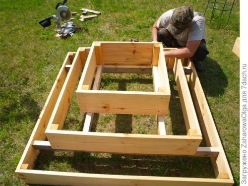 Клубника на пирамидальных грядках. Клубничная грядка-пирамидка