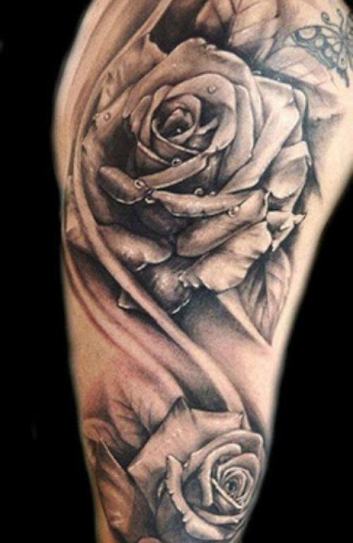 Роза символ тату. Татуировка роза
